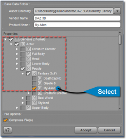Selecting Assets