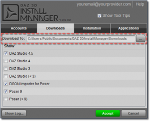 Downloads Page